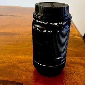 Canon EF-S 55-250mm F4-5.6 is STM (Lens Only) Only used once!